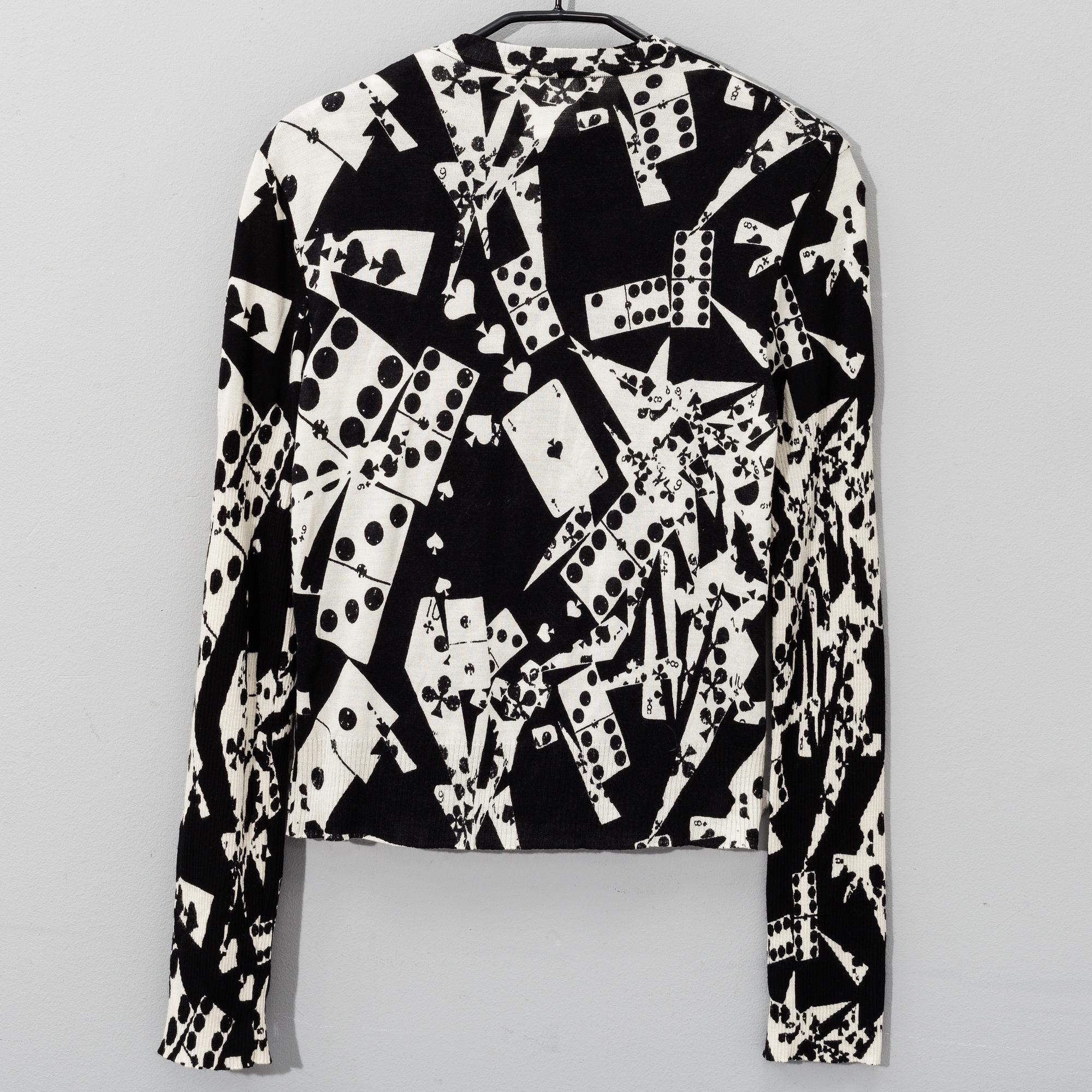 CHRISTIAN DIOR, jumperset, 2 delar, fransk storlek 42.