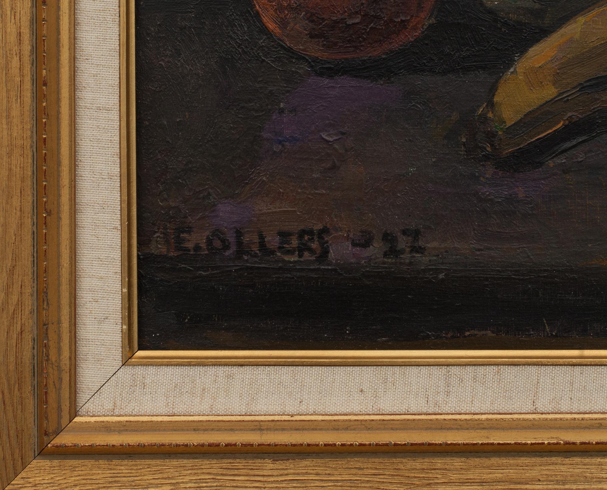 EDVIN OLLERS, olja på duk, signerad och daterad -27.