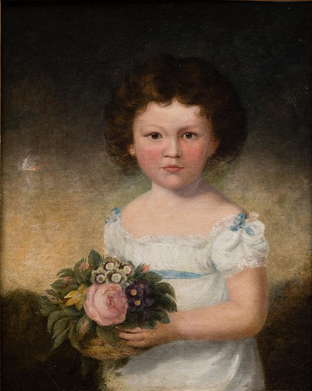 UNKNOWN ARTIST, oil on canvas laid on canvas, unsigned, England the 19th century.