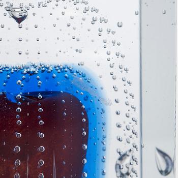 Oiva Toikka, a jubilee cube 'Kuin uni ja varjo' (Like a dream and a shadow), signed Oiva Toikka Nuutajärvi 2009 114/200.