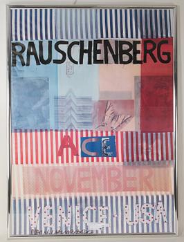 ROBERT RAUSCHENBERG, affisch, sign.