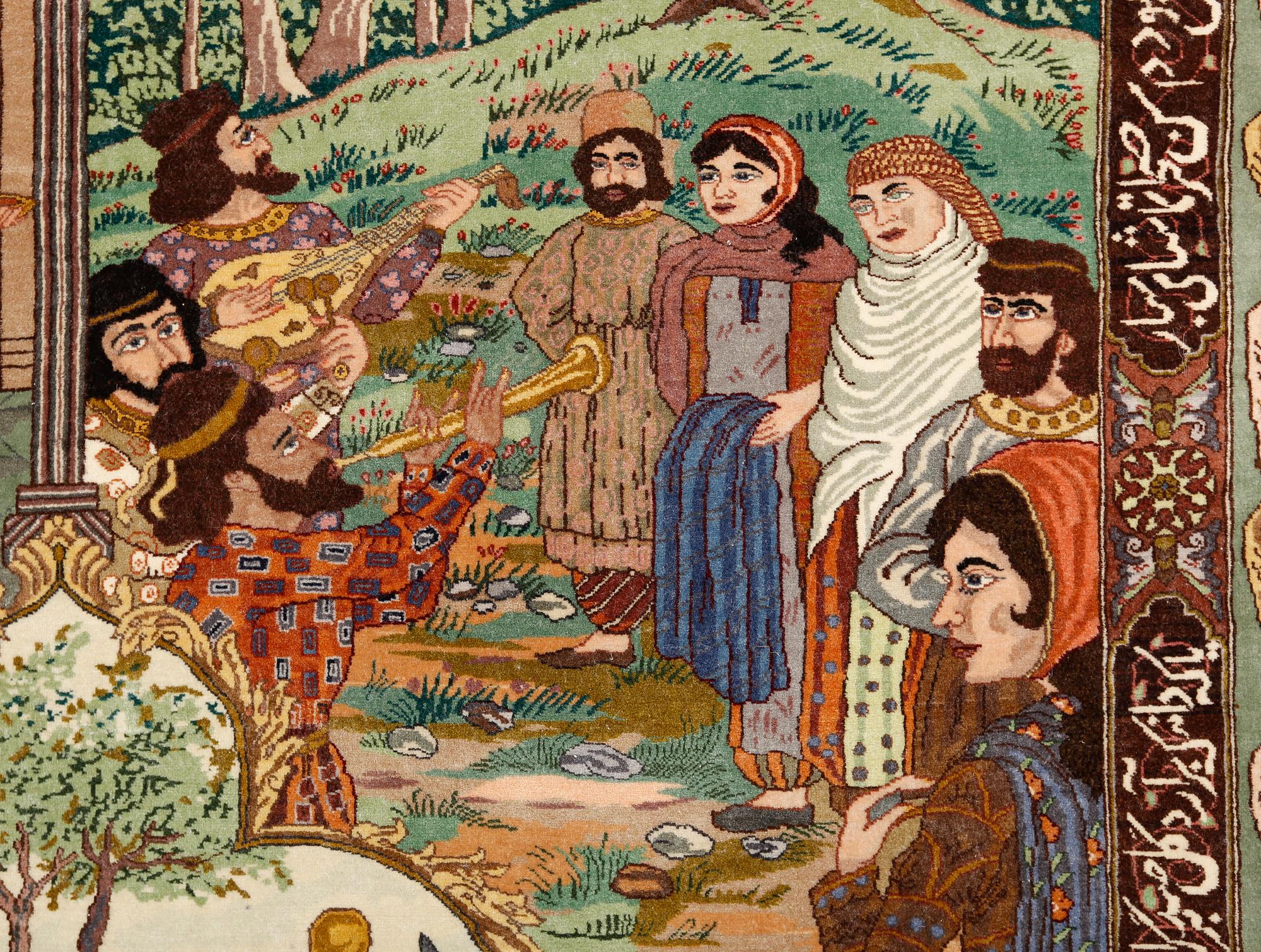 MATTA, Täbris, figural. Ca 212x148 cm.