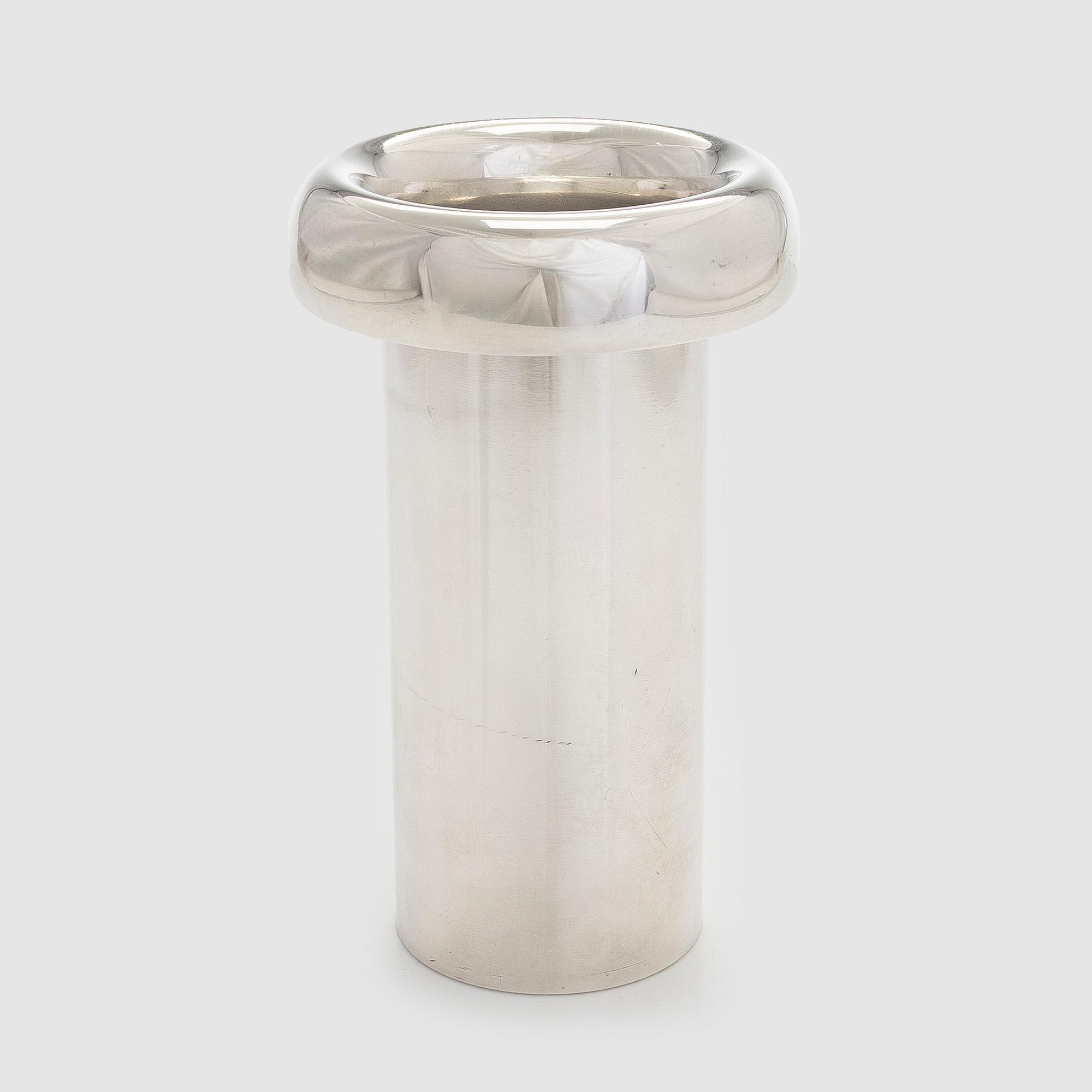 Tapio Wirkkala, vas, sterlingsilver, "Kasvu" (Tillväxt), Kultakeskus Oy, Tavastehus 1990.