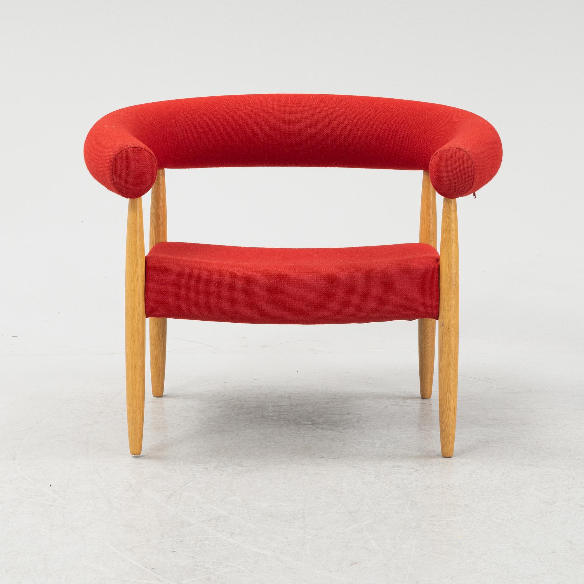 Nanna Ditzel, a 'Ring Chair' easy chair, Getama, Denmark.