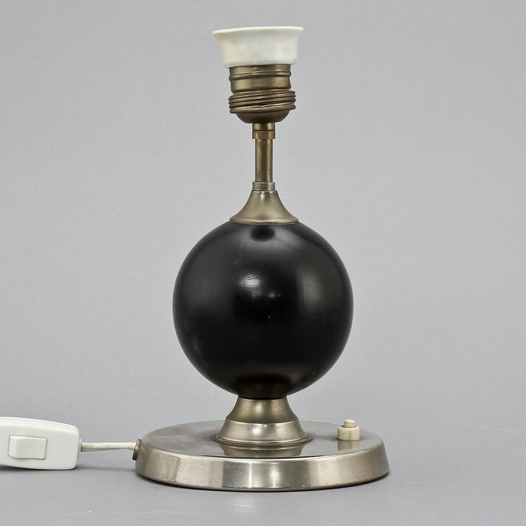 BORDSLAMPA, art decó, 1900-talets första hälft.