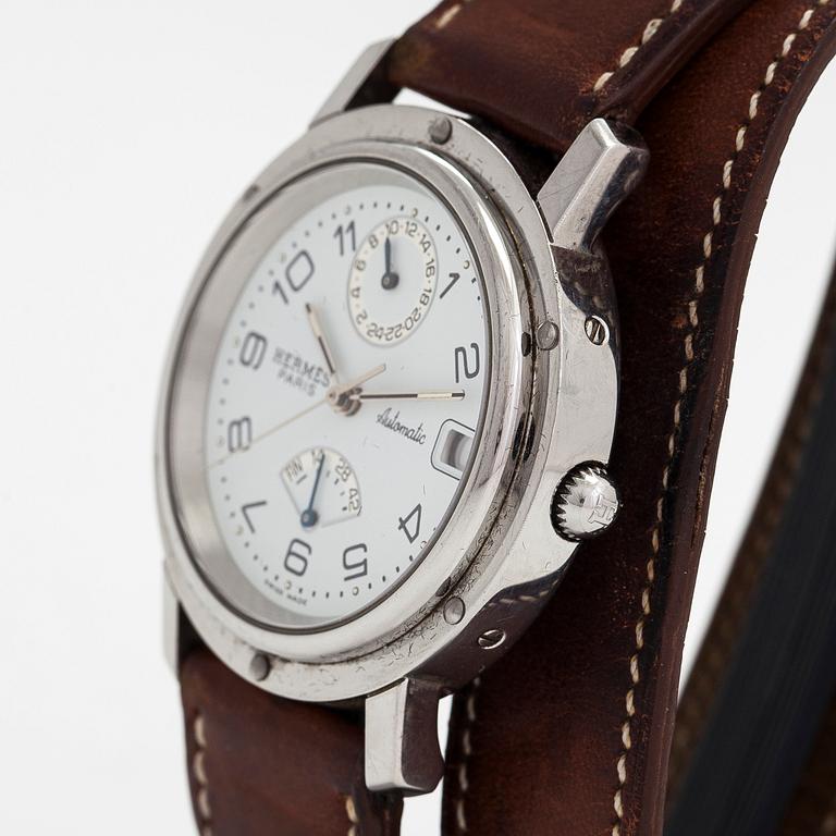 Hermès, Clipper Automatic, wristwatch, 36 mm.