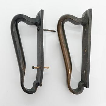 ALVAR AALTO, A pair of door handles for Valaistustyö.