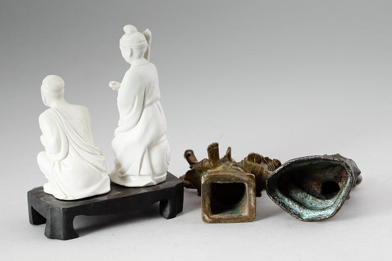 FIGURER, 3 st, Kina, 1800-/1900-tal.