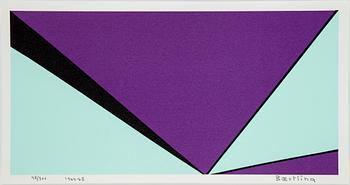 Olle Baertling · OLLE BAERTLING, "Ardalki", 1964, serigrafi, numrerad 98/300, dat. 1954-68.