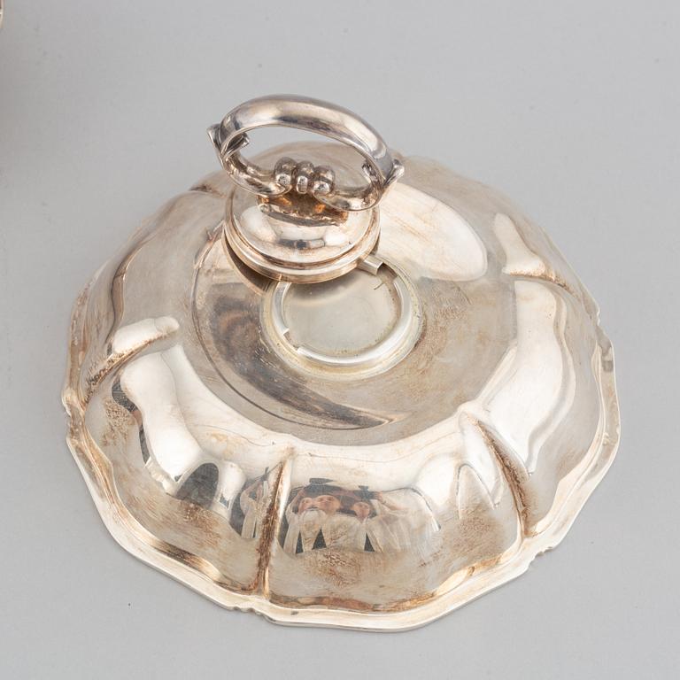 Dubbelkarott, 830 silver, svenska importstämplar, 1900-tal.