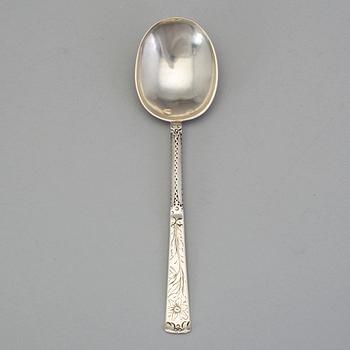 922. A Baltic 17th century silver spoon, mark of Michael Krezner, Riga.