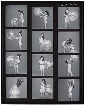 Patrik Andersson, "Kate Moss, contact sheet", 1992.