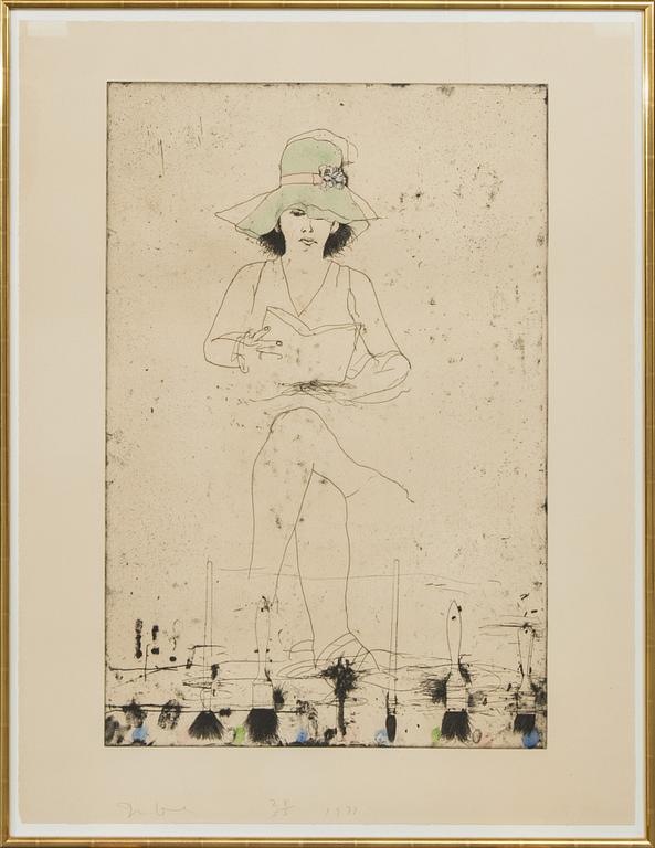 JIM DINE, etsning, signerad, numrerad 28/55 och daterad- 1973.