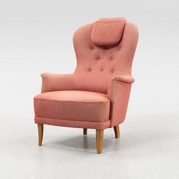 Carl Malmsten, a 'Farmor' easy chair, OH Sjögren, Tranås.