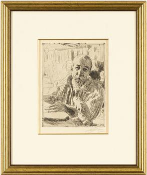 Anders Zorn, "Anatole France".