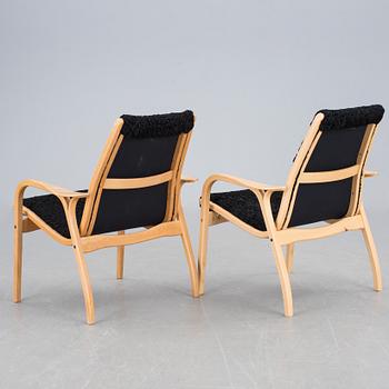 KARMSTOLAR, 2 st, "Laminett", Yngve Ekström, Swedese.