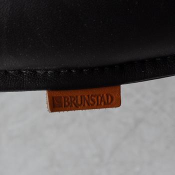 A pair of 'Delta Adventure' leather eay chairs, Brunstad AS, Norway.