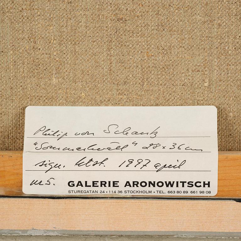 Philip von Schantz, "Sommarkväll".