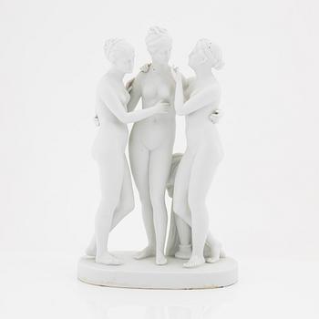 Figurin, parian, 1900-talets andra hälft.