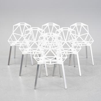 Konstantin Grcic, stolar, 6 st, "Chair One Stacking Chair", Magis, Italien.