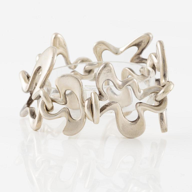 Henning Koppel, a bracelet "Splash", sterling silver, for Georg Jensen & Wendel, Denmark 1945 - 1951.