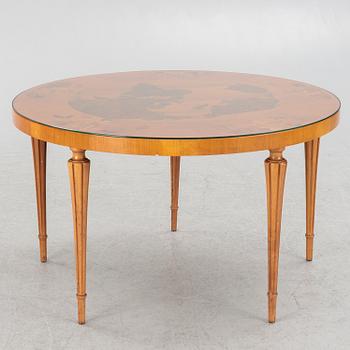A coffee table, probably Birger Ekman, Mjölby Intarsia, 1938.