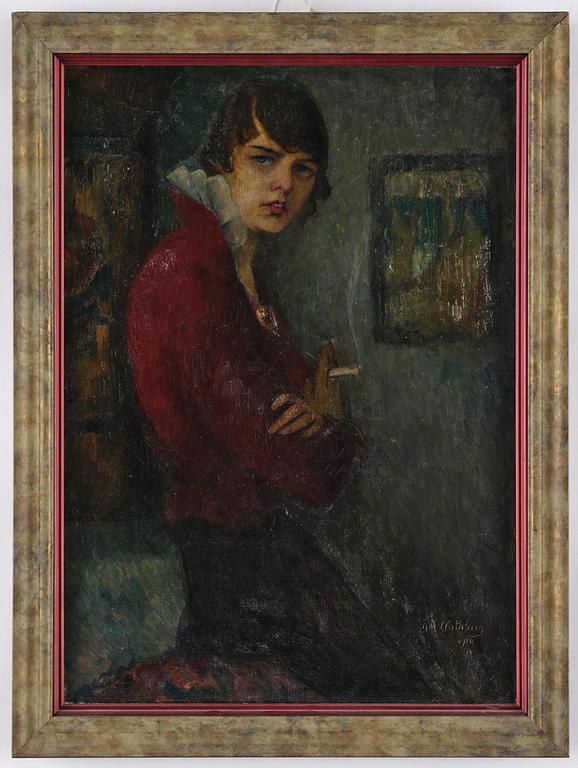 Åke Nothberg, Smoking woman.
