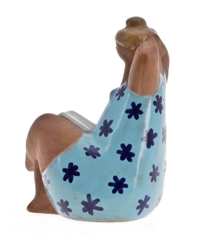 FIGURIN, stengods, "Emma", Lisa Larson, Gustavsberg.