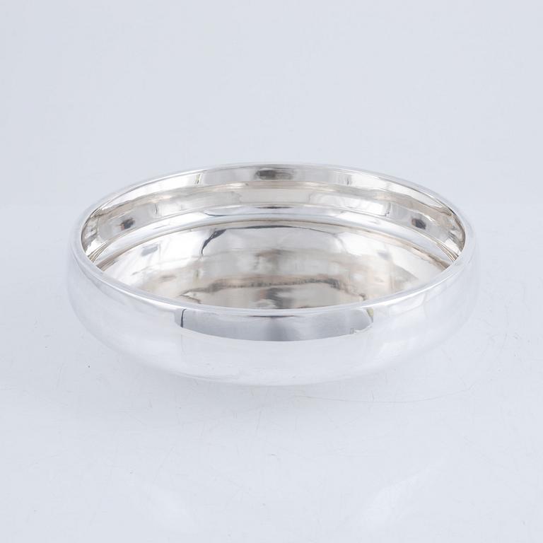 Eric Löfman, a sterling silver bowl, MGAB, Uppsala, 1962.