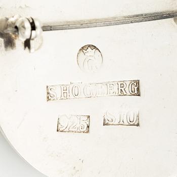 Sven-Erik Högberg, Brooch in the form of a cat, sterling silver, Gothenburg 1992.