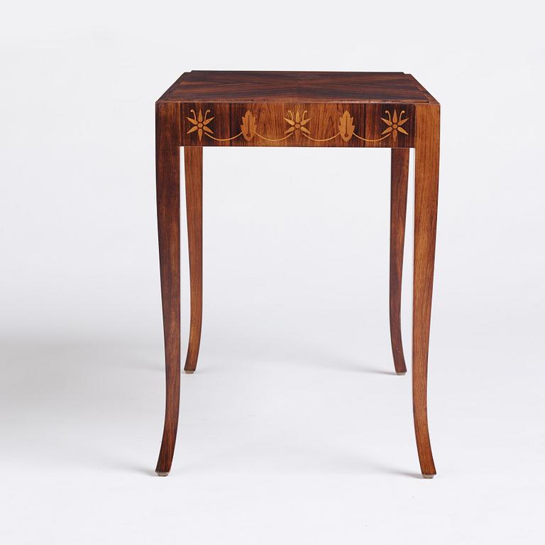 Reiners Möbelfabrik, a Swedish Grace coffee table, dated 26 2 1946.