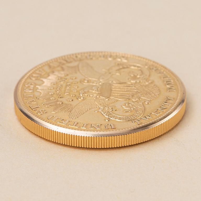 Rolex, "Coin Watch", "Twenty Dollars 1904", ca 1968.