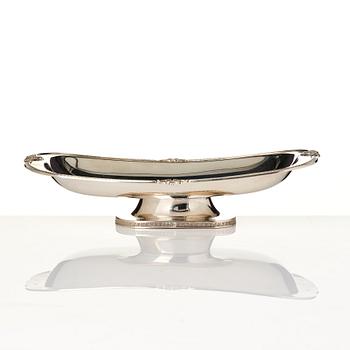 A bowl, 800/1000 silver, Vercelli, Italy, mid-20th Century.