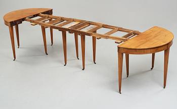 A Swedish 19th century dinner table.