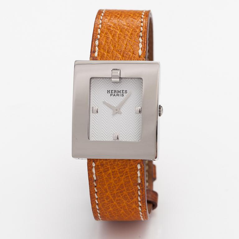 HERMÈS, Belt, wristwatch, 26 x 30 mm.