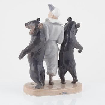 Carl Johan Bonnesen, figurin, porslin, Royal Copenhagen, Danmark, tidigt 1900-tal.