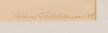 FRANS TOIKKANEN, etching, signed and dated -73, numbered Tpl'a 6/50.