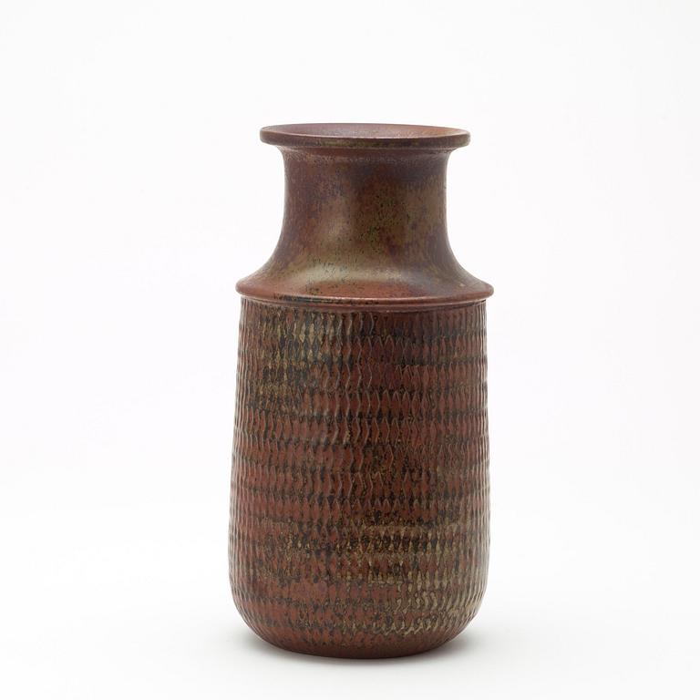 Stig Lindberg, a stoneware vase, Gustavsberg Studio 1967.