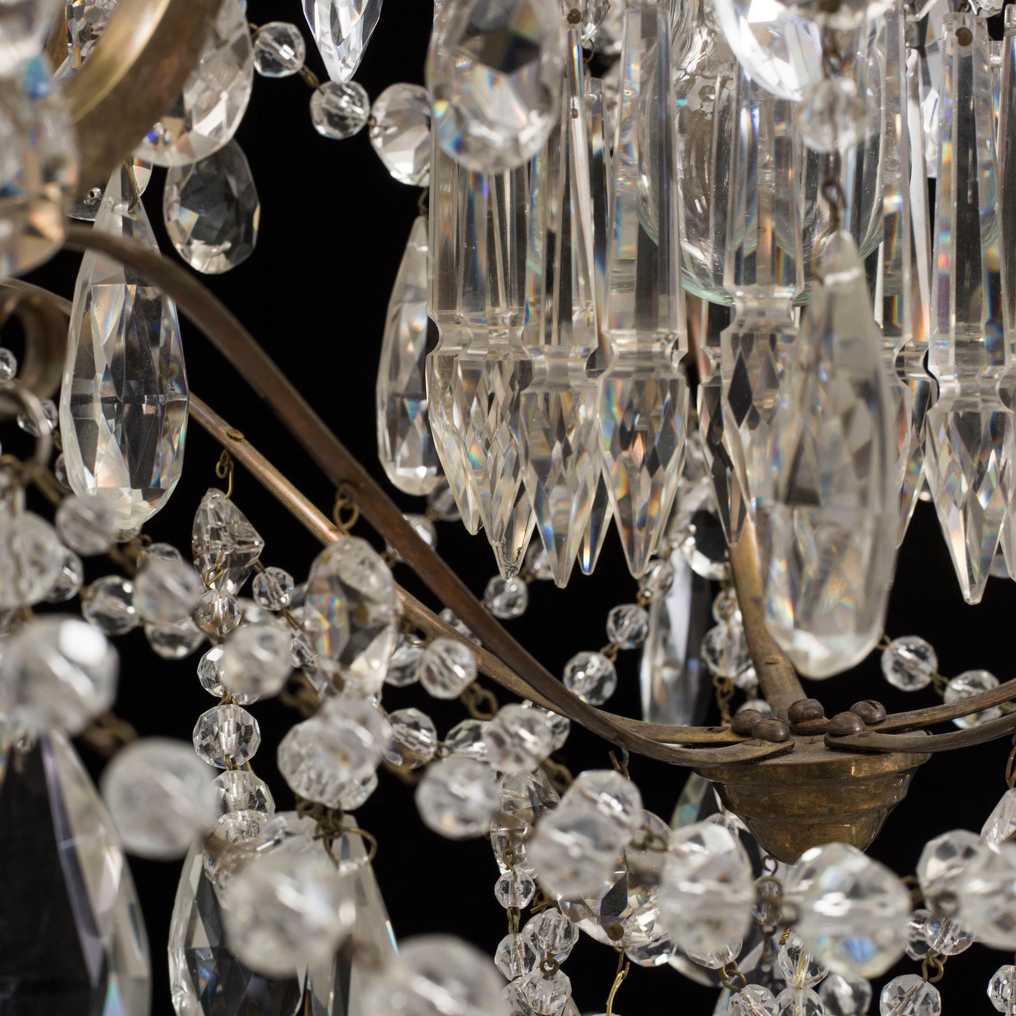 An early 20th century ceiling light.