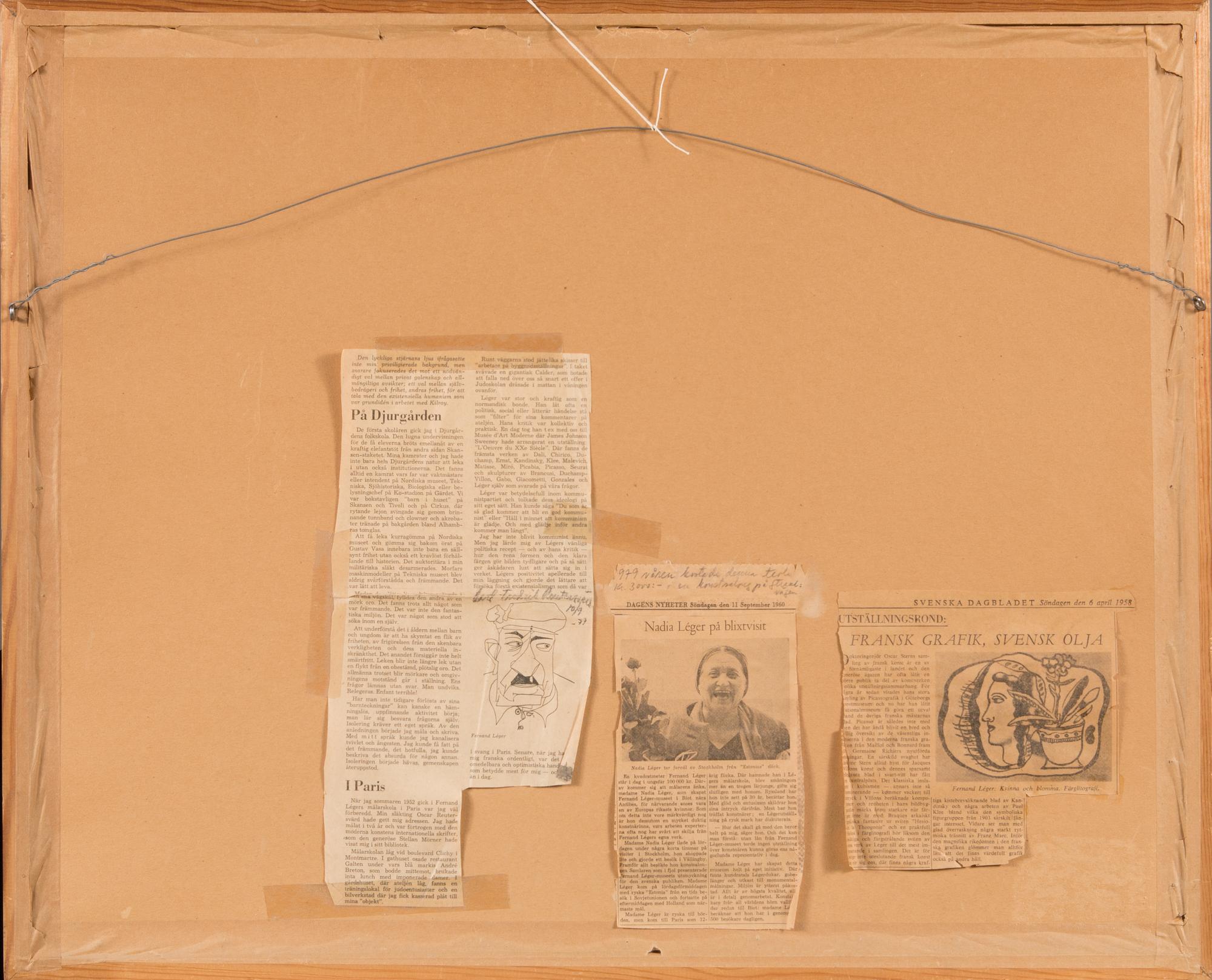 Fernand Léger, hänen mukaansa, litografia, signeerattu ja numeroitu 48/285.