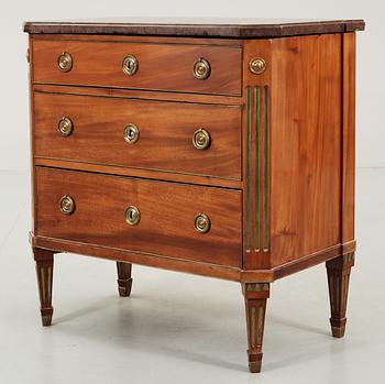 A late Gustavian late 18th Century commode.