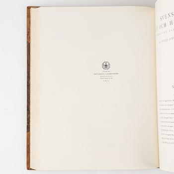 "Svenska slott och herresäten vid 1900-talets början", 5 vol, Stockholm 1908-14; samt Ny följd 4 vol, Stockholm 1918-23.