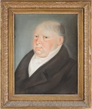 OKÄND KONSTNÄR, pastell på papper, empire 1820-30-tal.