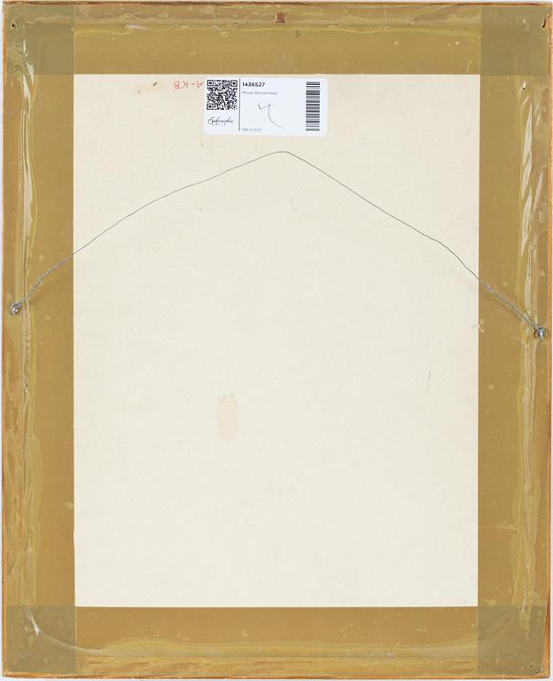 Mosse Stoopendaal, akvarell, signerad.