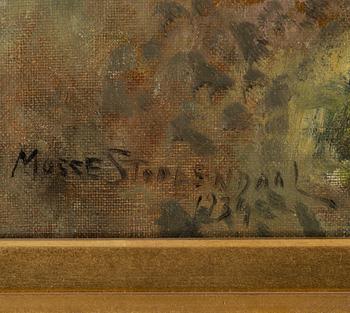 MOSSE STOOPENDAAL, oil on canvas, signed and dated 1934.
