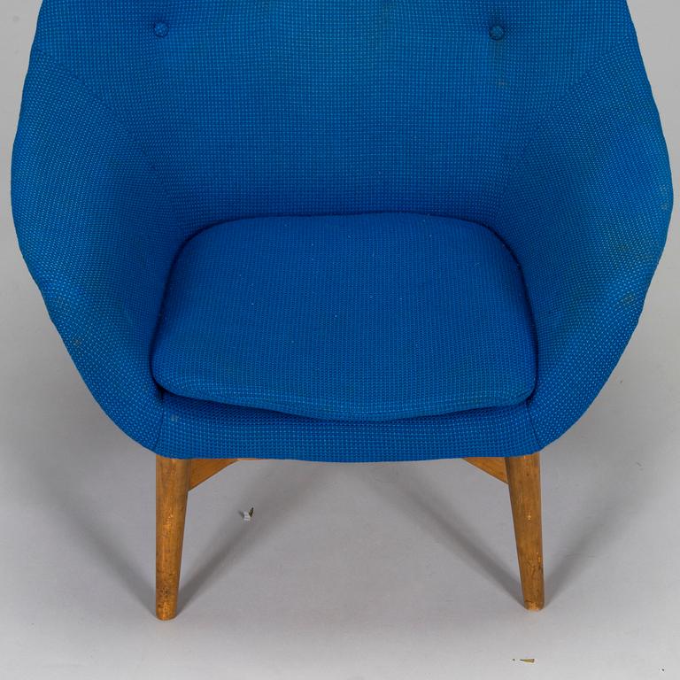 Olof Ottelin, fåtölj, "Munkki", Oy Stockmann Ab, Kervo Snickerifabrik, 1960-tal.