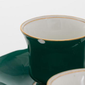 Espressokoppar, 18 st, porslin, Tjeckoslovakien 1900-talets mitt.