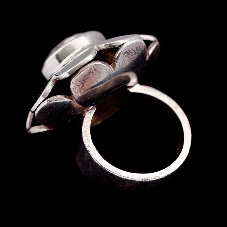 RING, silver, Margareth Sandström de Witt, Linköping.