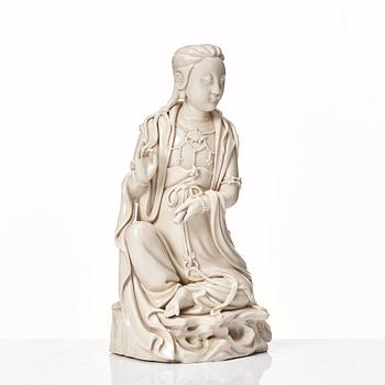 Guanyin, dehua. Qingdynastin, 1600/1700-tal.