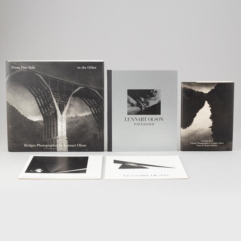 Lennart Olson, 3 books and 3 catalogues.